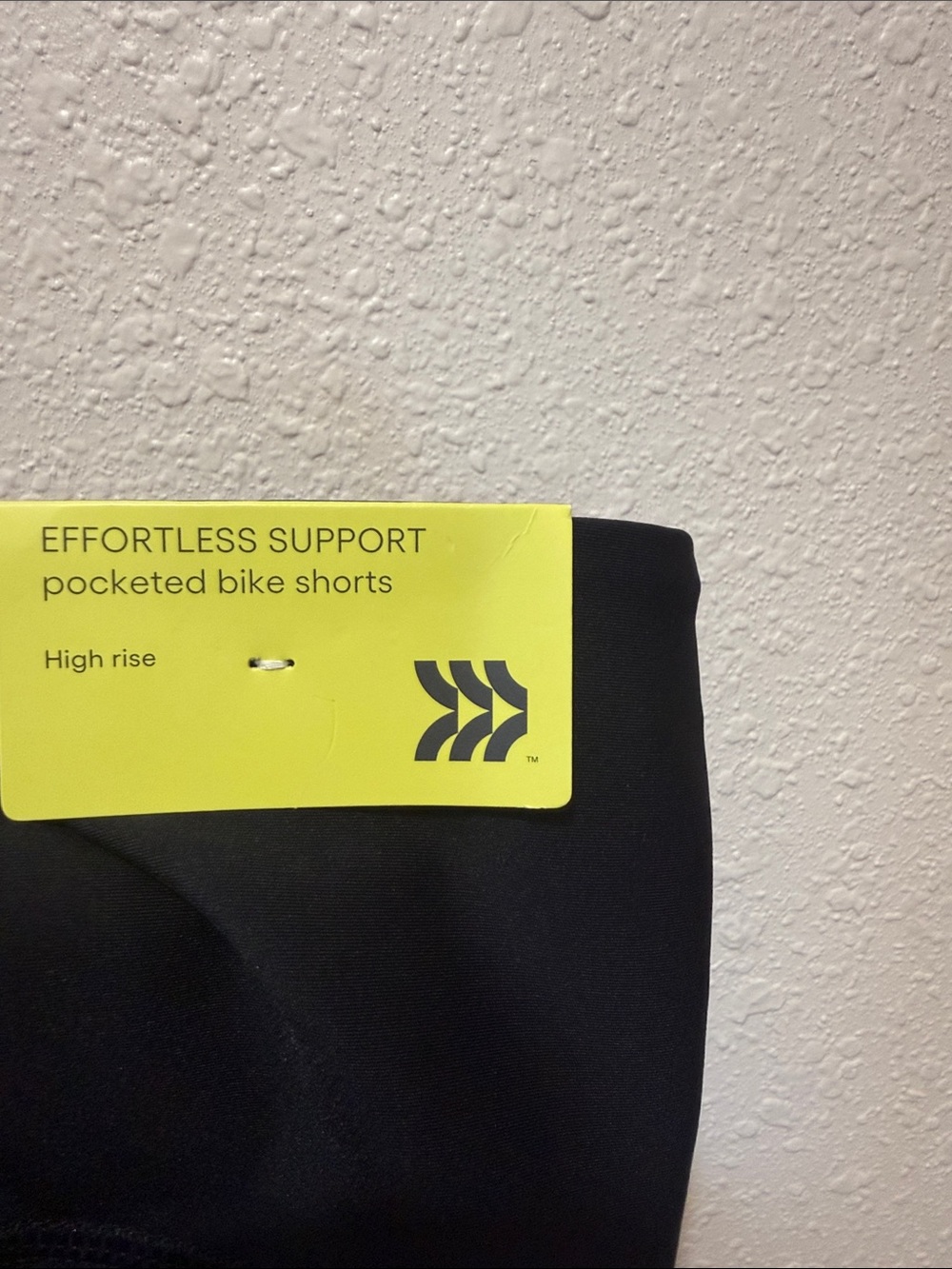 Women's Black High-Waist Bike Shorts & Sweater, Size L - Picture 5 of 7